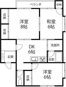 ヴィラ若草　201号室